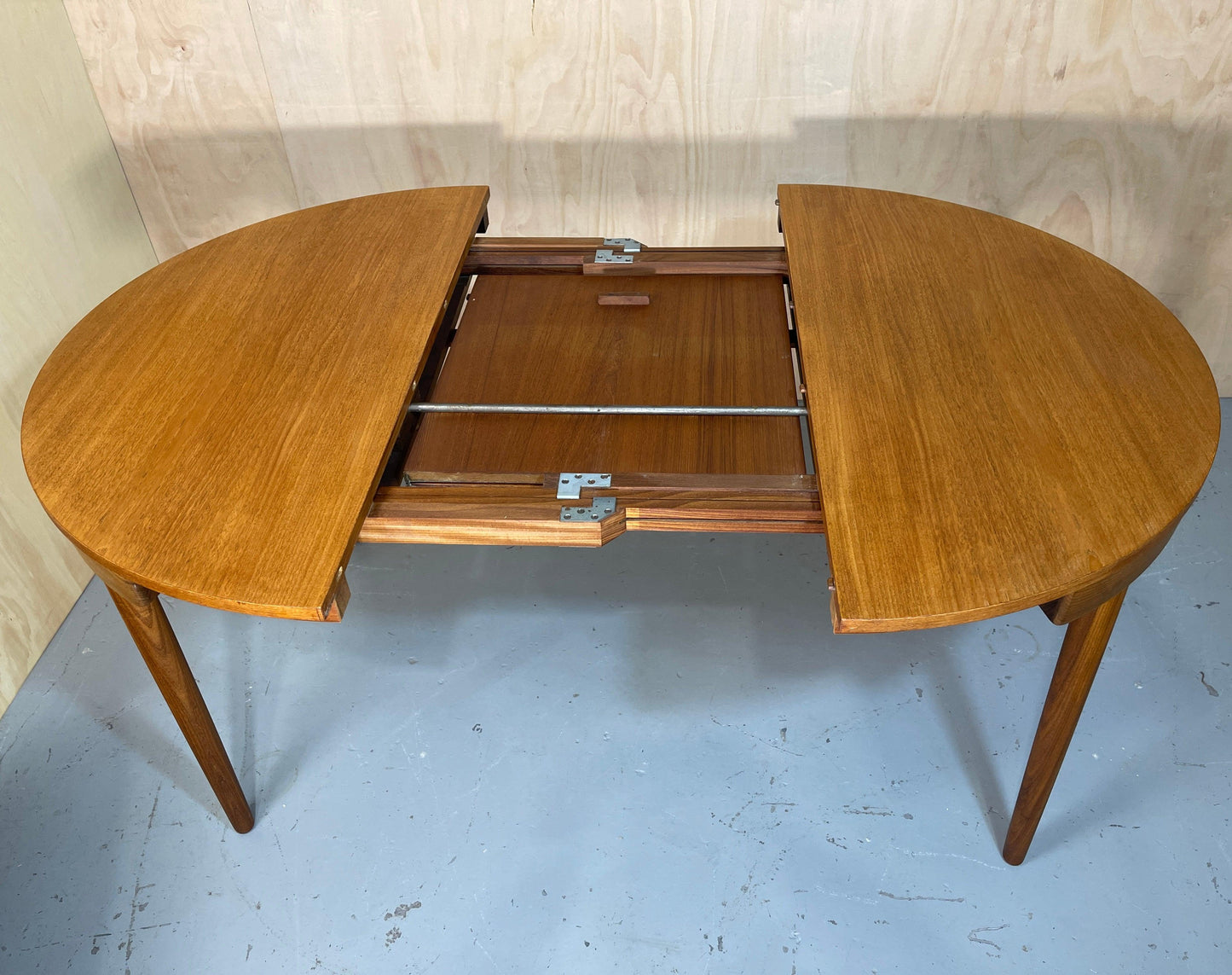 Mid-century teak dining set by Hans Olsen for Frem Røjle, 1950s - Supramobili