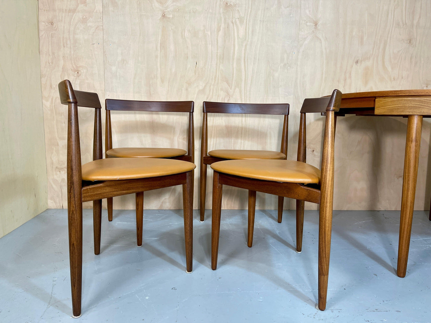 Mid-century teak dining set by Hans Olsen for Frem Røjle, 1950s - Supramobili