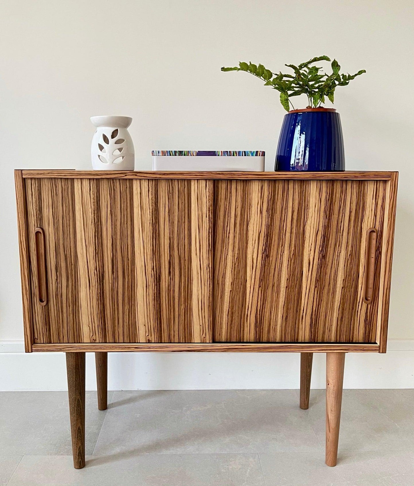 Handmade Zebrano Wood Sideboard - Supramobili