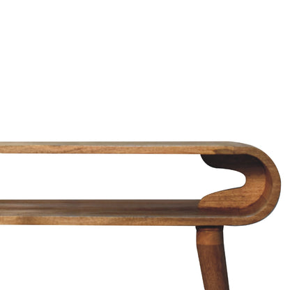 Amaya Chestnut Nordic Style Console Table