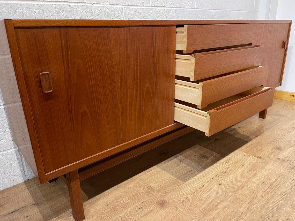 Mid Century Scandinavian Teak Sideboard " Arild" by Nils Jonsson for Hugo Troeds - Supramobili