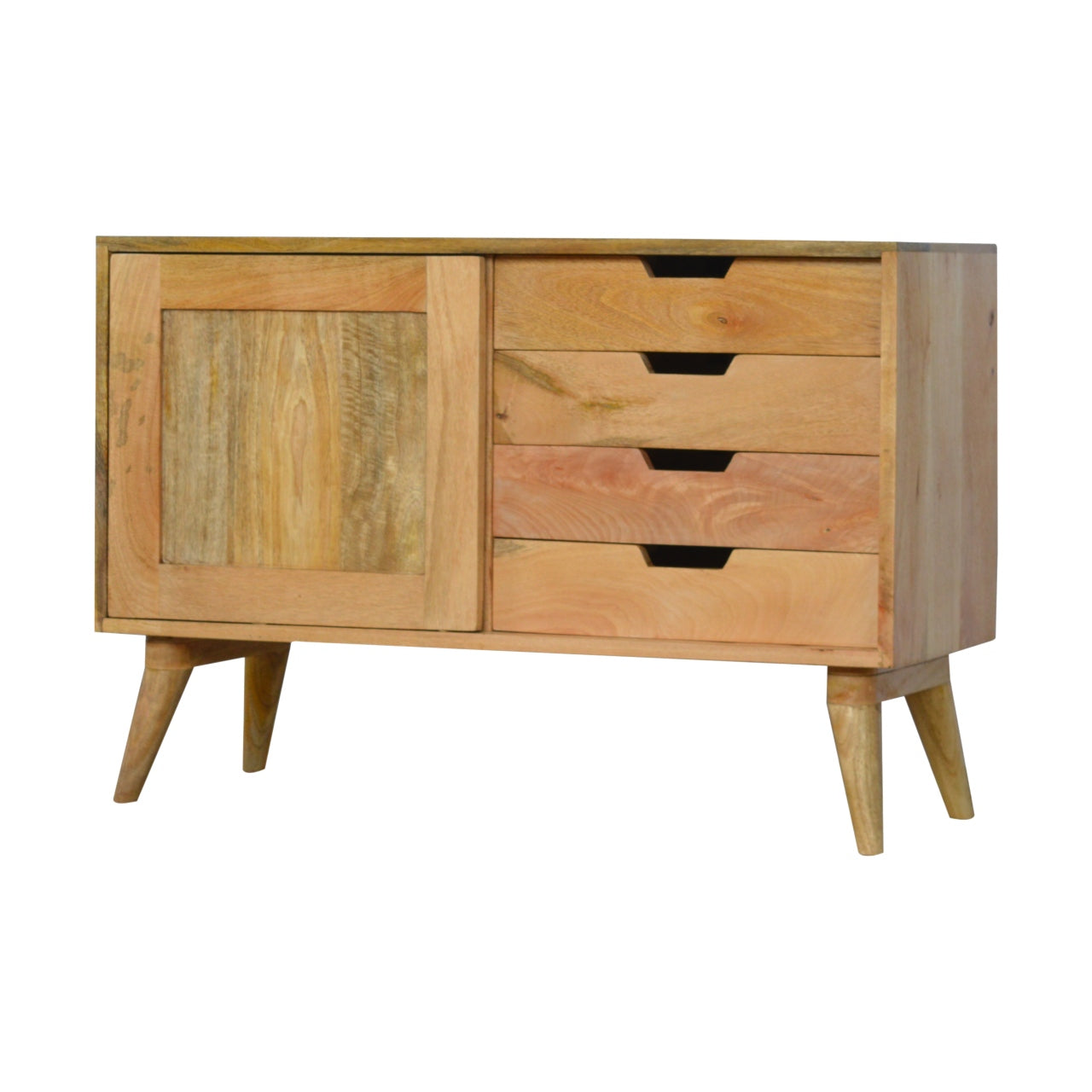 Sliding Cabinet with 4 Drawers